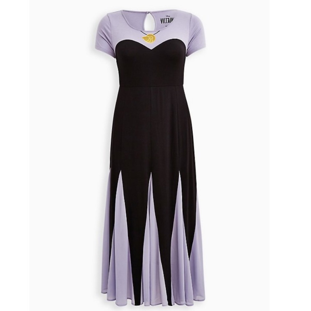 TORRID NWT LITTLE MERMAID - URSULA MAXI DRESS